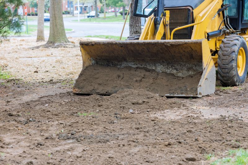 Yard Sloping Preparation